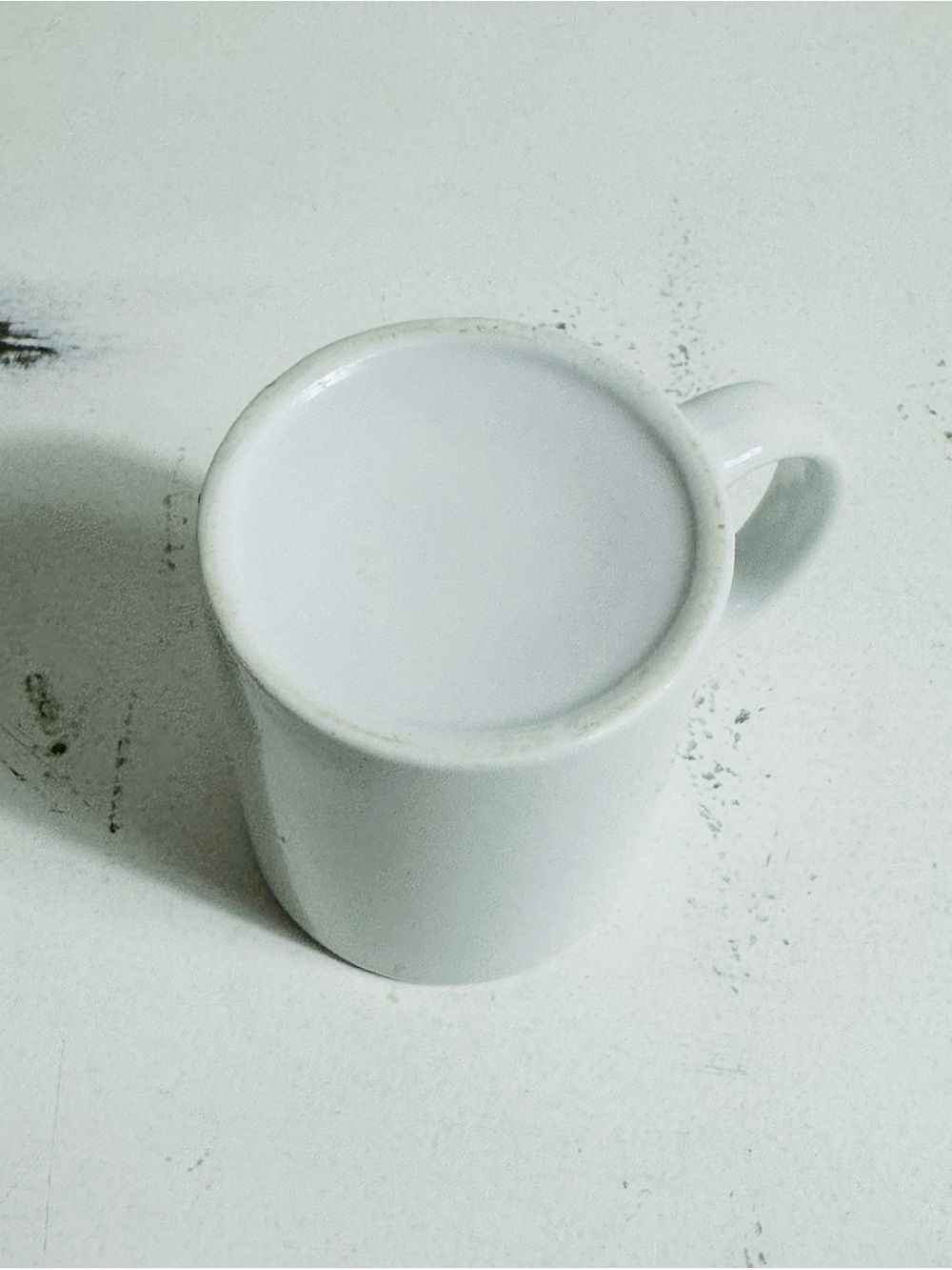80’s Vintage Whimsical Kitsch White Smiley Ceramic Mug with Nose Accent - Picture 5 of 8